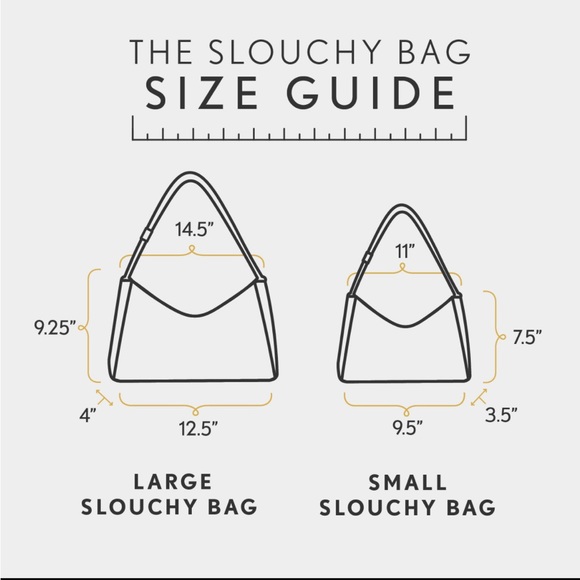 NEW 🦄 Caspian Portland leather goods small slouchy shoulder bag - Picture 13 of 14